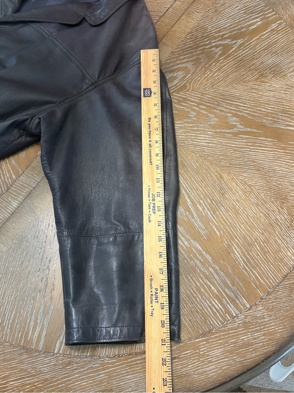 Yves Saint Laurent Vintage Lambskin Leather Coat Size 14 Petite - Picture 16 of 16